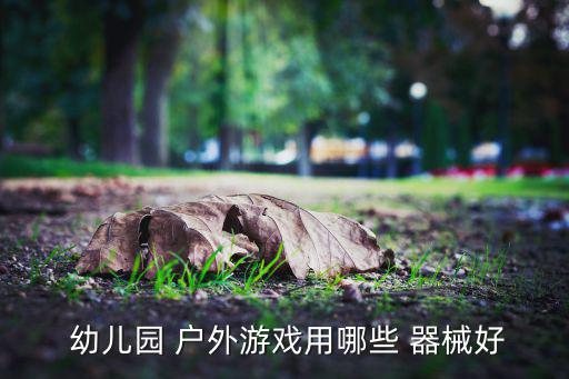 幼兒園戶外器械種類名稱,這些幼兒運(yùn)動器械有何特色?