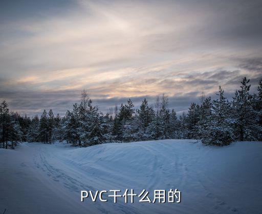 PVC干什么用的