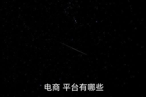  電商 平臺(tái)有哪些