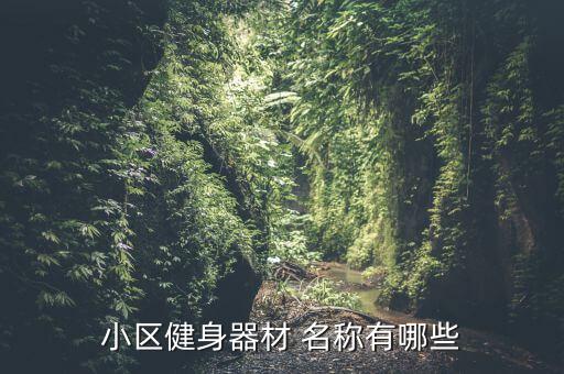 小區(qū)健身器材 名稱有哪些