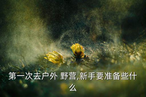 野營(yíng)需要準(zhǔn)備的物品圖片,野餐需要準(zhǔn)備什么?