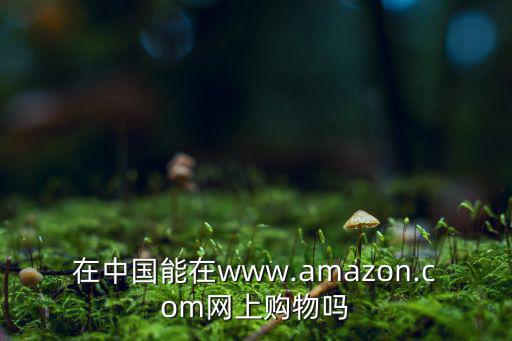 在中國能在www.amazon.com網(wǎng)上購物嗎