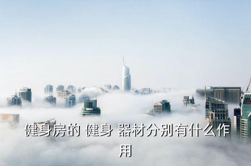 各健身器材名稱及作用,健身房間特定健身器材有哪些?