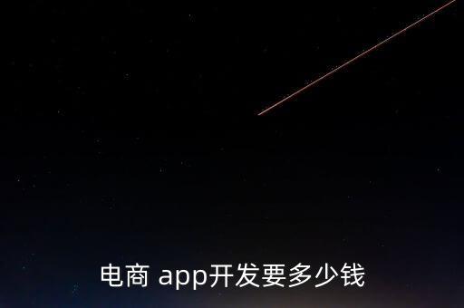 電商 app開發(fā)要多少錢