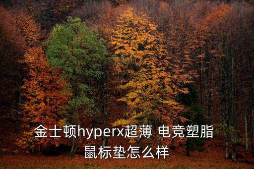 金士頓hyperx超薄 電競塑脂 鼠標墊怎么樣