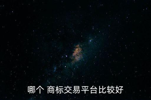 哪個 商標交易平臺比較好