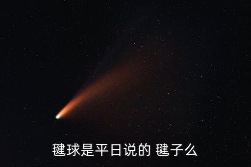 毽球是平日說的 毽子么