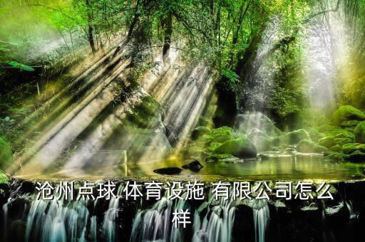  滄州點球 體育設(shè)施 有限公司怎么樣