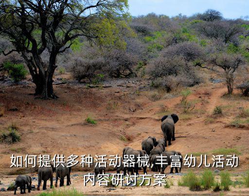 如何提供多種活動(dòng)器械,豐富幼兒活動(dòng)內(nèi)容研討方案