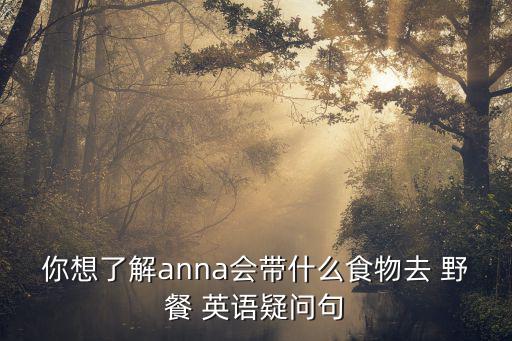 你想了解anna會帶什么食物去 野餐 英語疑問句