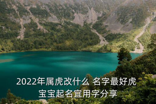 2022年屬虎改什么 名字最好虎 寶寶起名宜用字分享