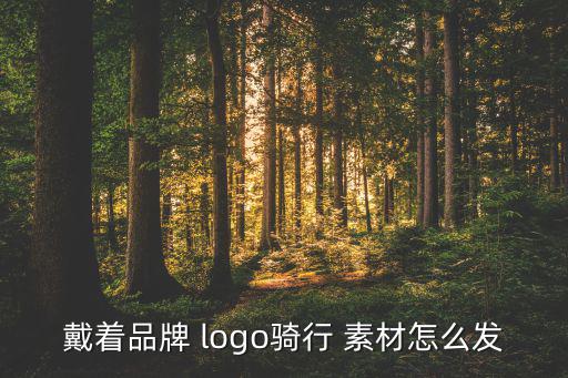 戴著品牌 logo騎行 素材怎么發(fā)