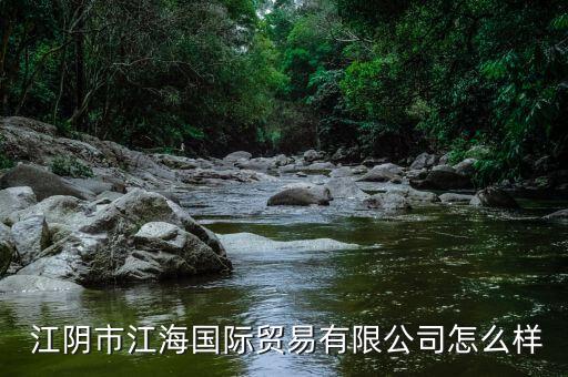  江陰市江海國際貿(mào)易有限公司怎么樣