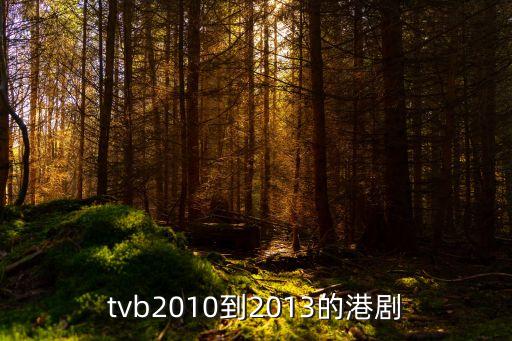 tvb2010到2013的港劇